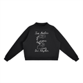 Two Bodies One Rhythm Fleece Mock Neck Crew Sweatshirt - Marcello Velho