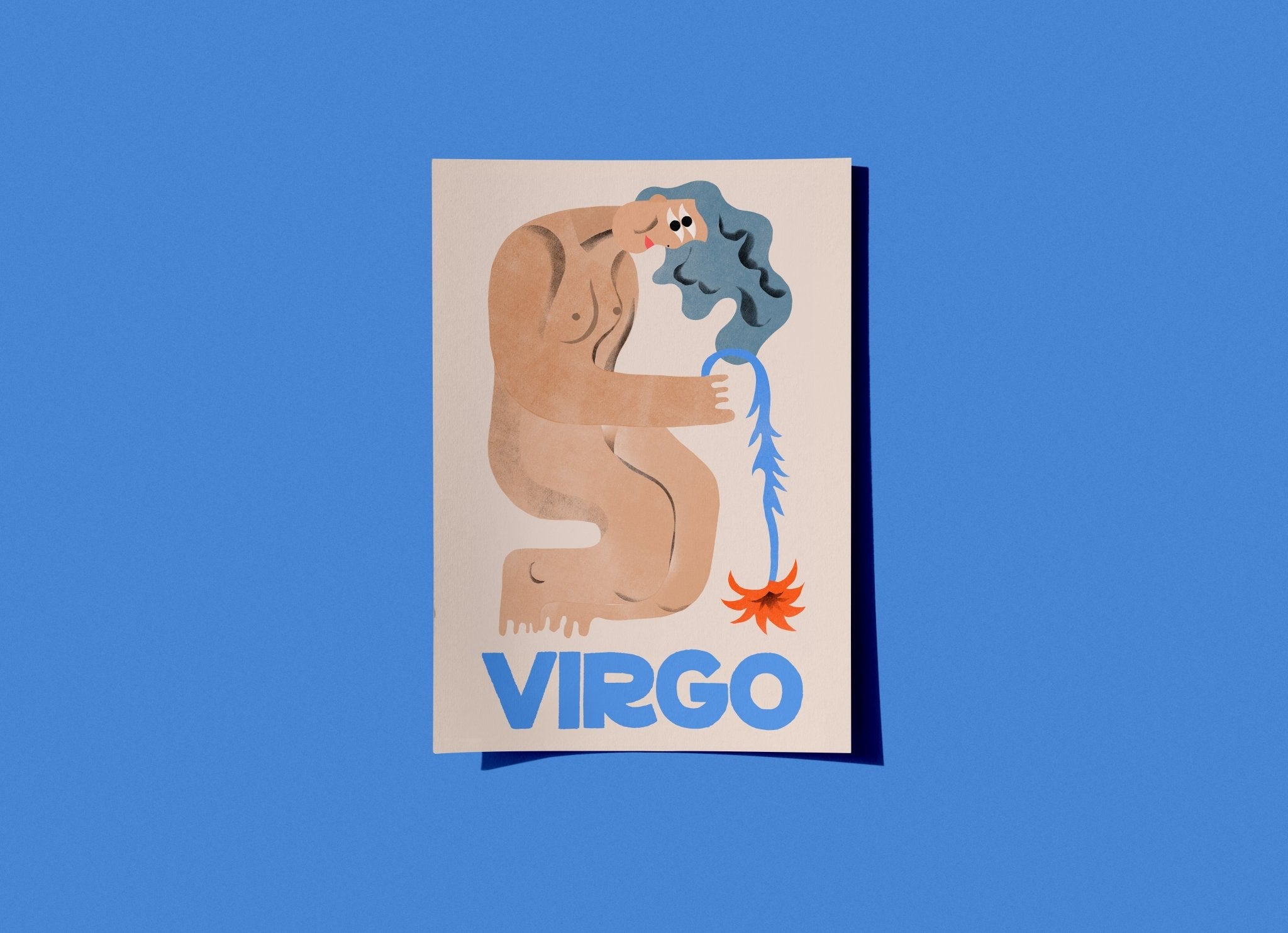 Virgo Zodiac Poster - Marcello Velho