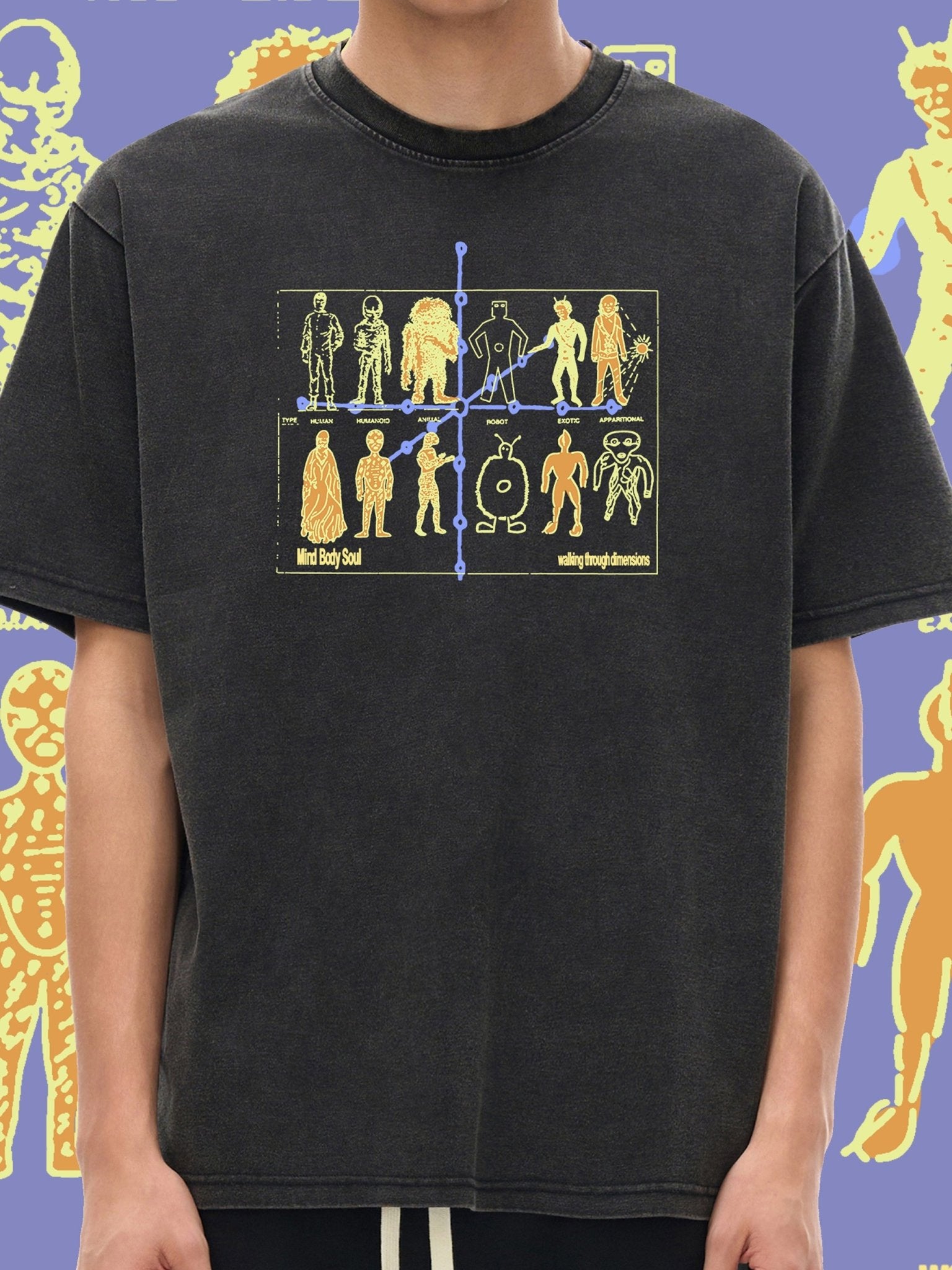 Walking Through Dimensions T-Shirt - Marcello Velho