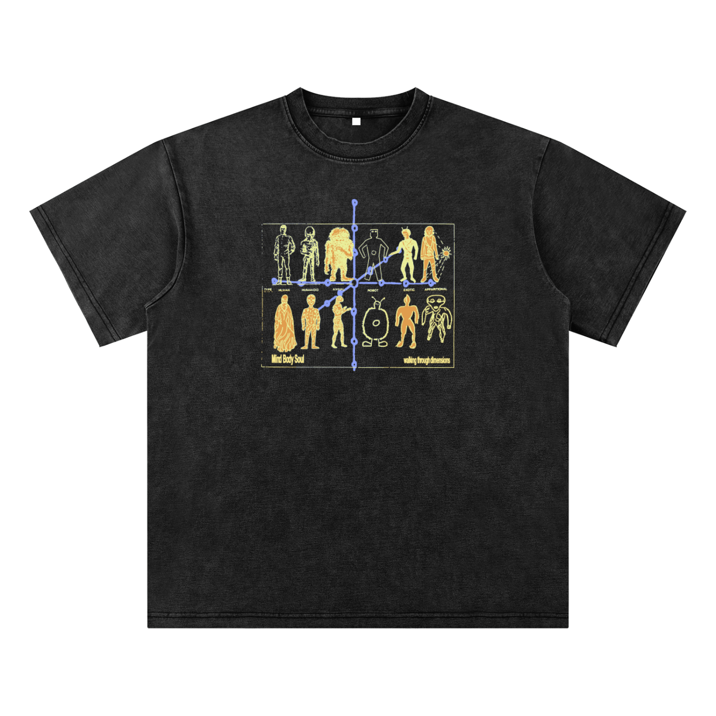 Walking Through Dimensions T-Shirt - Marcello Velho