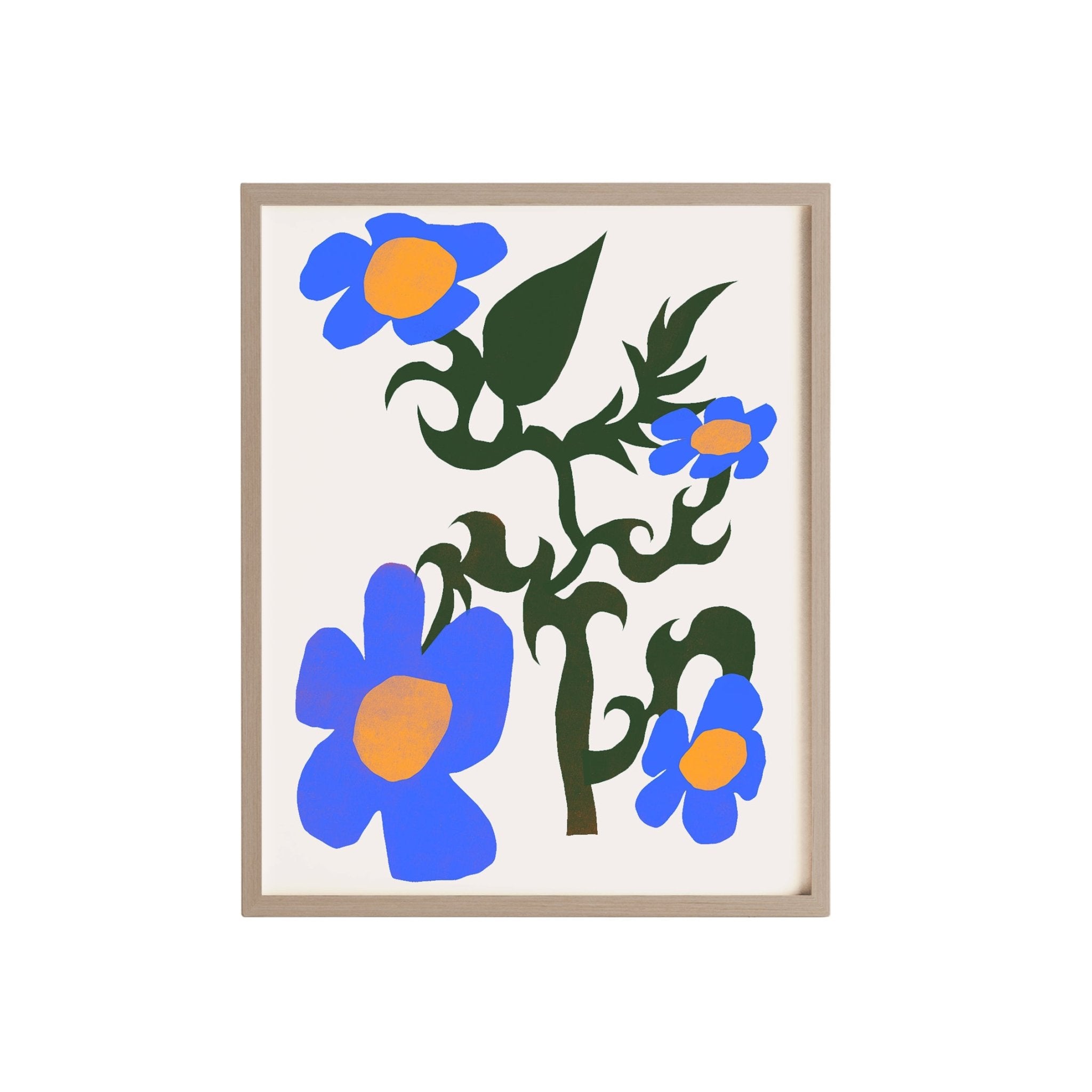 Wild Blue Flowers - Marcello Velho