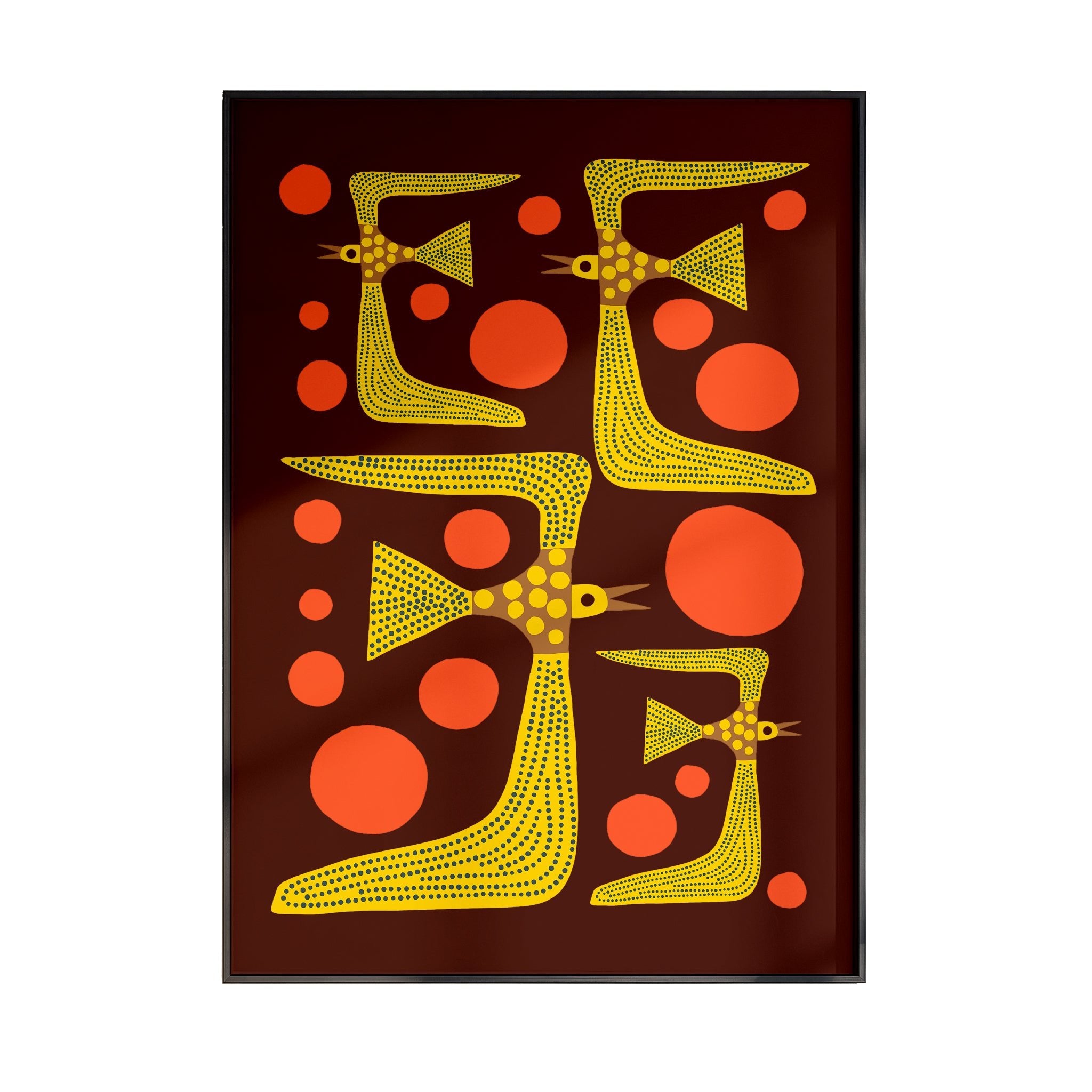 Yellow Birds, Red Dots - Marcello Velho