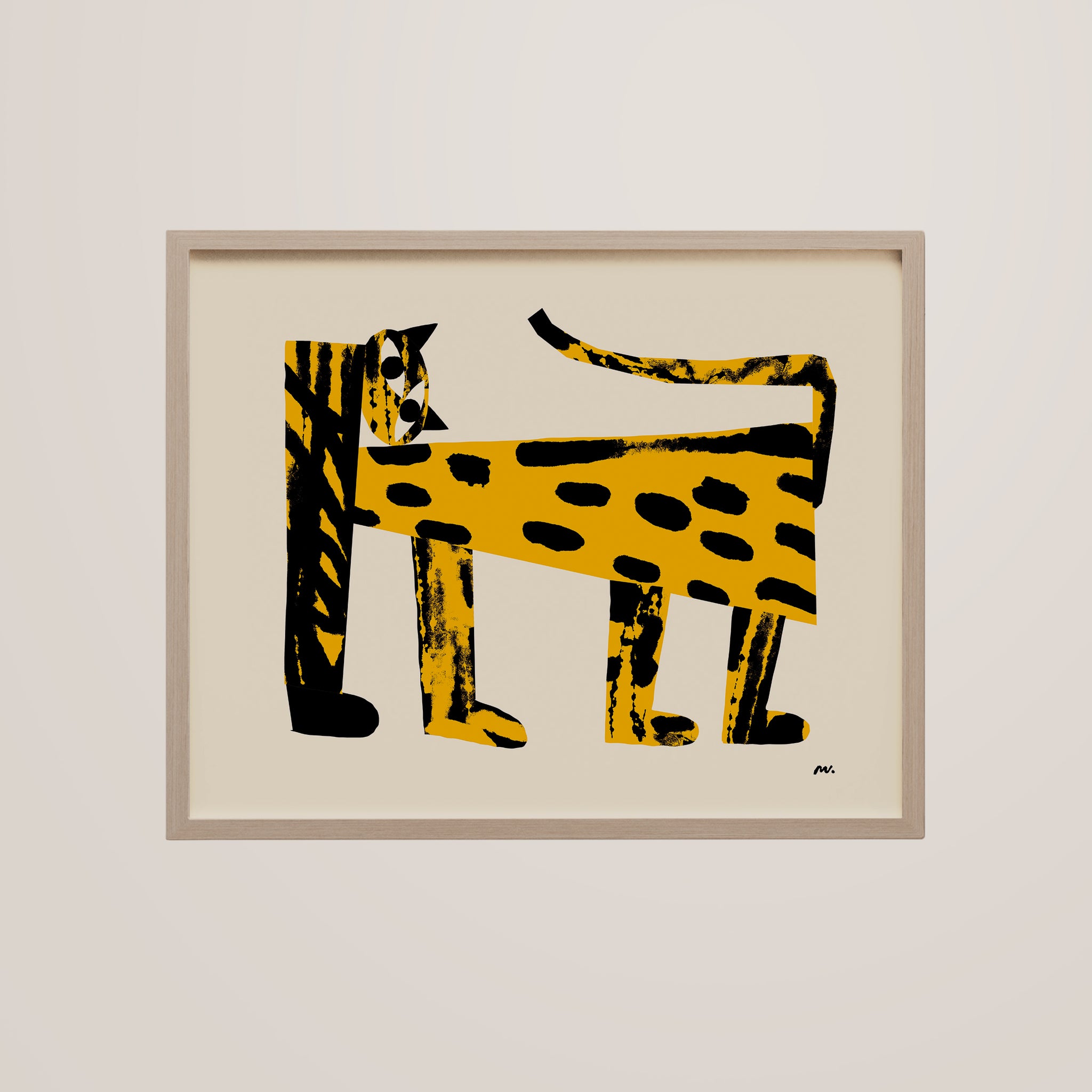 Abstract Leopard